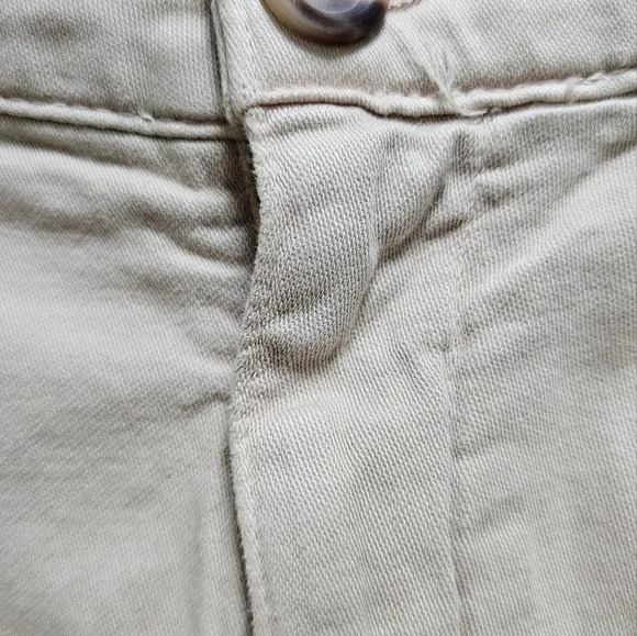 Free People  Billie Chino Shorts Beige Size 12 M - Picture 3 of 7